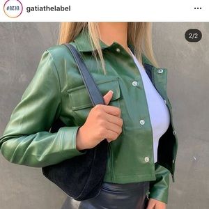Green “Leather” Jacket
